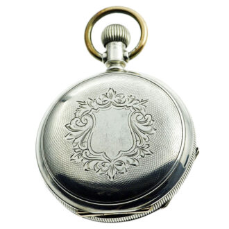 American silver Precision Patent Chronometer watch Circa 1880
