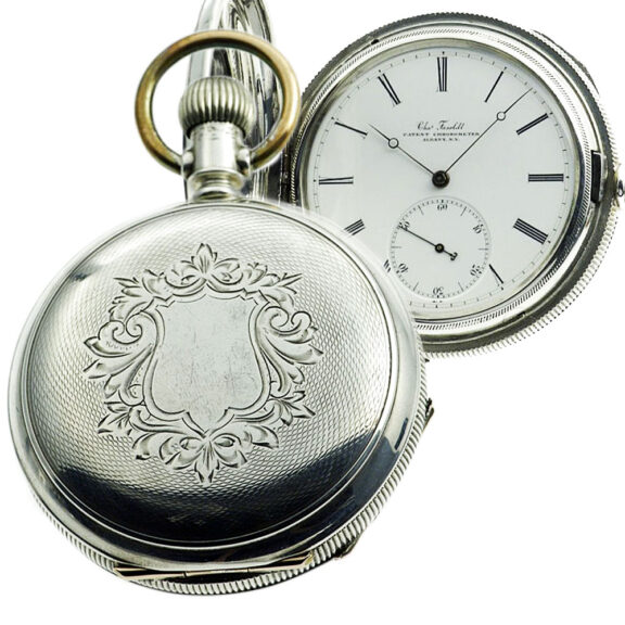 American silver Precision Patent Chronometer watch Circa 1880