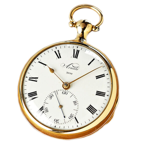 English gold watch with spring detent escapement Circa 1810