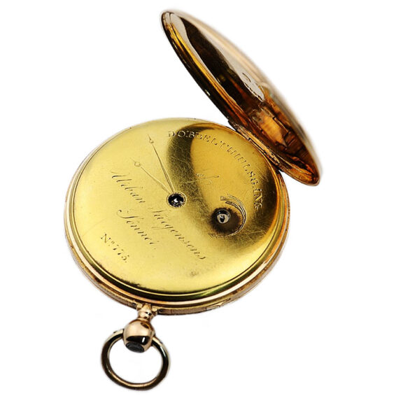Danish quarter repeating double wheel duplex pocket watch Circa 1835 Danish quarter repeating double wheel duplex pocket watch Circa 1835