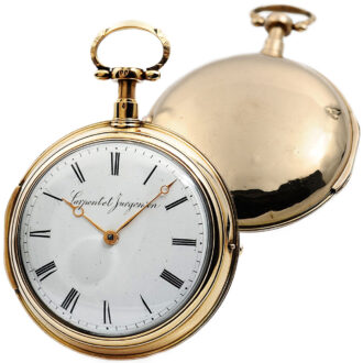 Fine Danish rose gold quarter repeating pocket watch Circa 1785