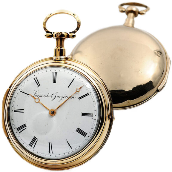 Fine Danish rose gold quarter repeating pocket watch Circa 1785 Fine Danish rose gold quarter repeating pocket watch Circa 1785