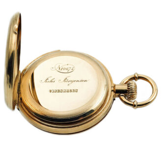 Danish five-minute repeating pocket watch Circa 1866