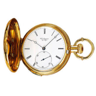 Danish five-minute repeating pocket watch Circa 1866