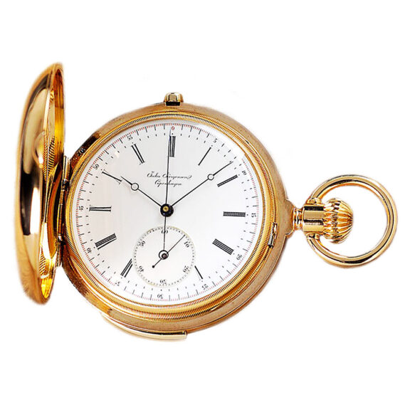 Danish gold five-minute repeating chronograph Circa 18706