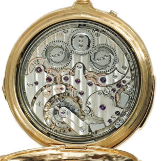 Danish repeater with stoppable jumping seconds Circa 1858