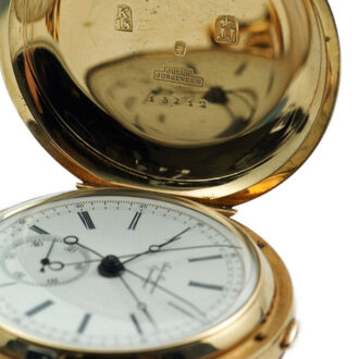 Danish minute repeating split-seconds chronograph Circa 1900