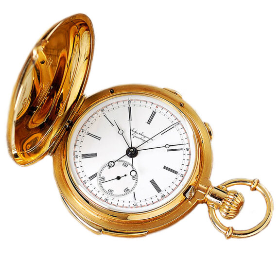 Danish minute repeating split-seconds chronograph Circa 1900