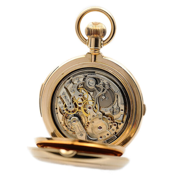 Swiss watch with perpetual calendar and moon phases Circa 1890 Swiss watch with perpetual calendar and moon phases Circa 1890