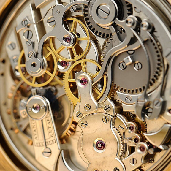 Swiss watch with perpetual calendar and moon phases Circa 1890 Swiss watch with perpetual calendar and moon phases Circa 1890