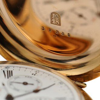 Swiss watch with perpetual calendar and moon phases Circa 1890