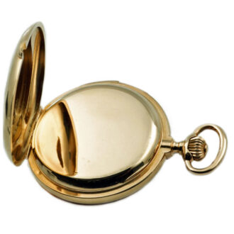 Swiss gold hunting cased five-minute repeating lever Circa 1890