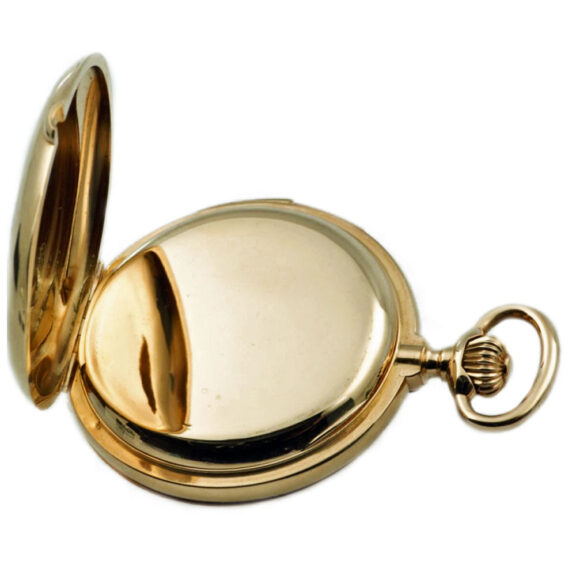 Swiss gold hunting cased five-minute repeating lever Circa 1890 Swiss gold hunting cased five-minute repeating lever Circa 1890