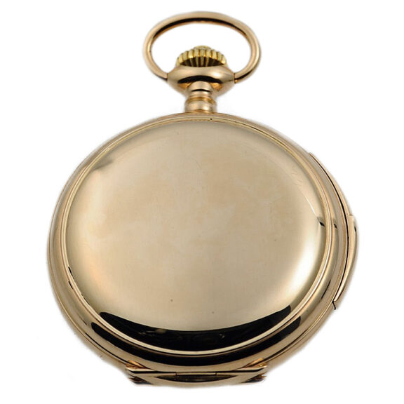 Swiss quarter repeating hunting cased pocket watch Circa 1890 Swiss quarter repeating hunting cased pocket watch Circa 1890