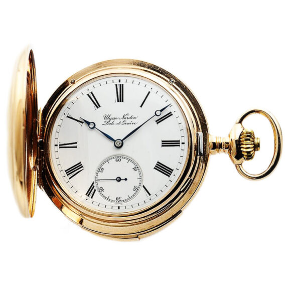 Swiss quarter repeating hunting cased pocket watch Circa 1890