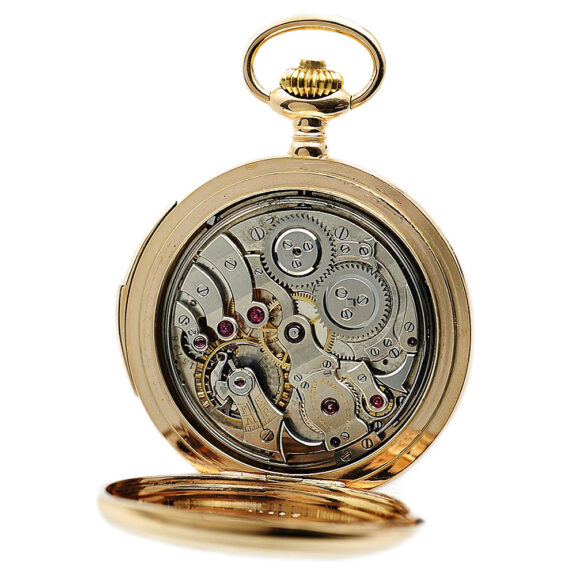 Swiss quarter repeating hunting cased pocket watch Circa 1890 Swiss quarter repeating hunting cased pocket watch Circa 1890