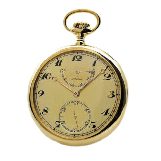 Swiss precision pocket watch with power reserve Circa 1920 Swiss precision pocket watch with power reserve Circa 1920