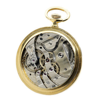 Fine French gold open faced anchor chronometer Circa 1890 Fine French gold open faced anchor chronometer Circa 1890