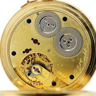 Swiss watch with perpetual calendar and moon phases Circa 1880
