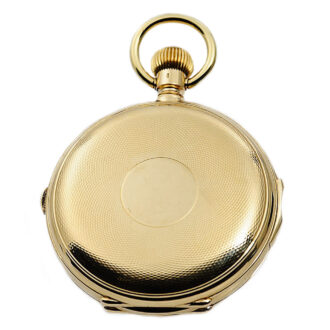 Swiss gold minute repeating chronograph watch Circa 1885