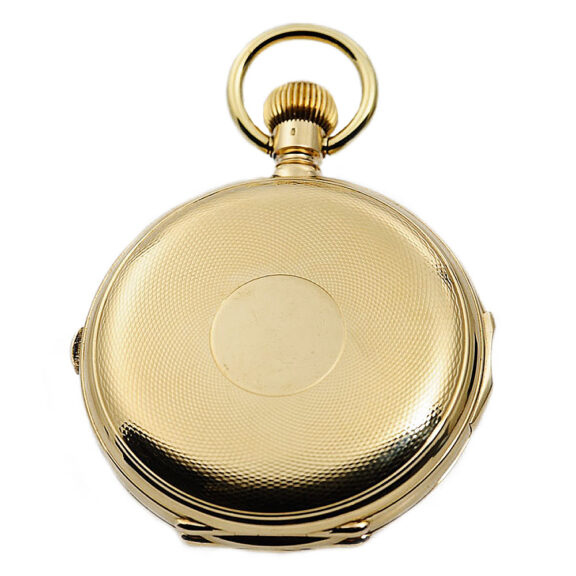 Swiss gold minute repeating chronograph watch Circa 1885 Swiss gold minute repeating chronograph watch Circa 1885