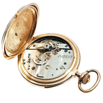 Swiss repeater with concealed erotic automaton Circa 1900