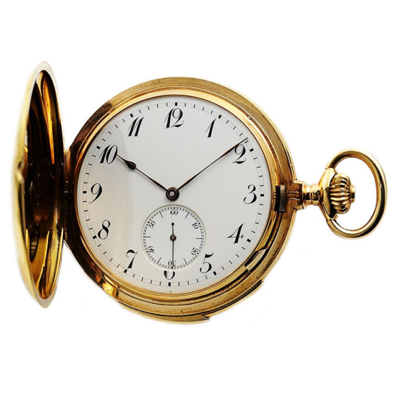Swiss watch with repeater and enamel monogram Circa 1900 Swiss watch with repeater and enamel monogram Circa 1900