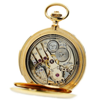 Swiss watch with repeater and enamel monogram Circa 1900 Swiss watch with repeater and enamel monogram Circa 1900