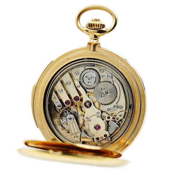 Swiss watch with repeater and enamel monogram Circa 1900 Swiss watch with repeater and enamel monogram Circa 1900