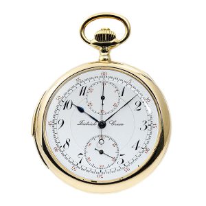 Swiss minute repeating precision chronograph watch Circa 1916