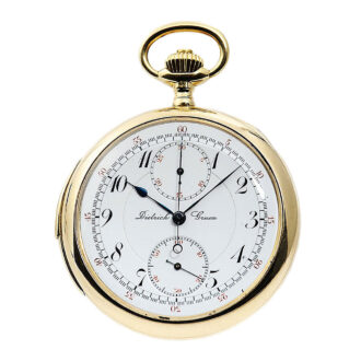 Swiss minute repeating precision chronograph watch Circa 1916