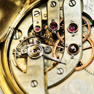 Swiss pocket watch with rare automatic winding system Circa 1875 Swiss pocket watch with rare automatic winding system Circa 1875