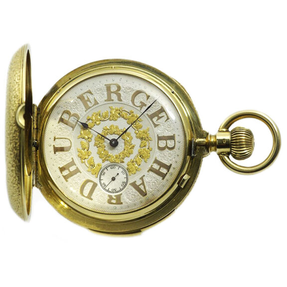 German repeating hunting cased pocket watch Circa 1885