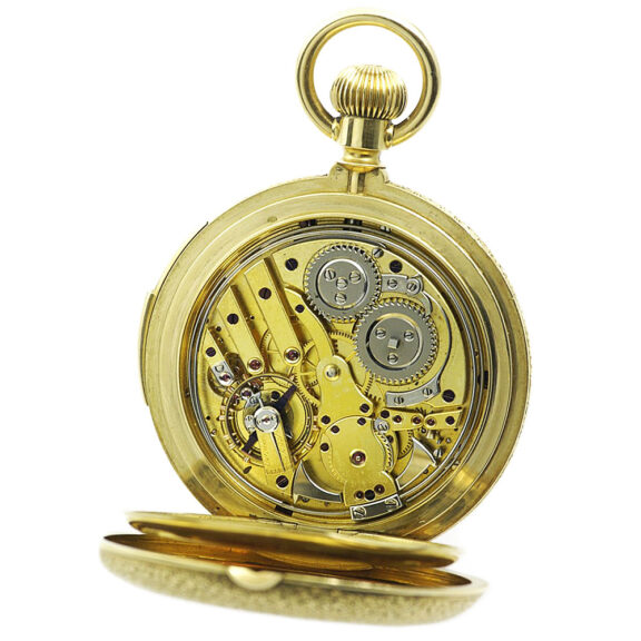 German repeating hunting cased pocket watch Circa 1885 German repeating hunting cased pocket watch Circa 1885