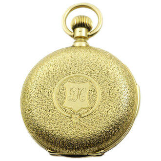 German repeating hunting cased pocket watch Circa 1885