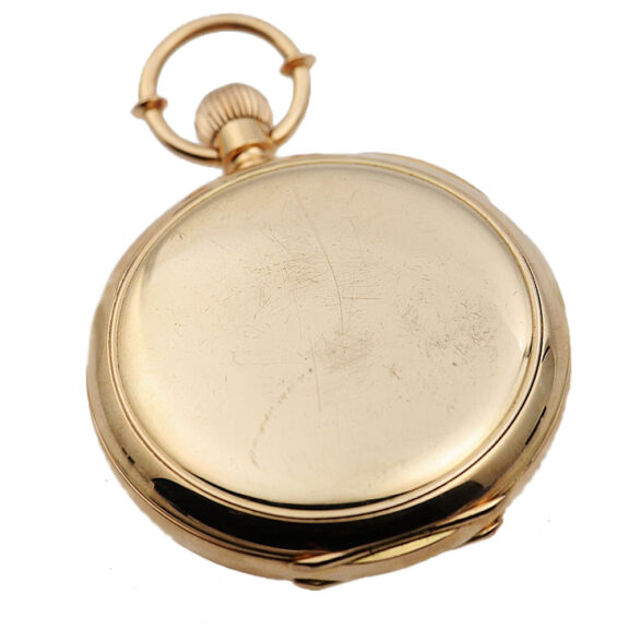 Swiss pink gold lever chronometer pocket watch Circa 1897 Swiss pink gold lever chronometer pocket watch Circa 1897