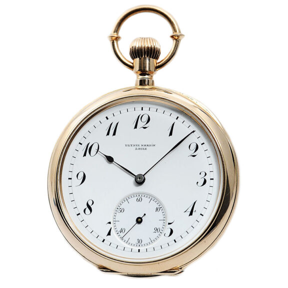 Swiss pink gold lever chronometer pocket watch Circa 1897 Swiss pink gold lever chronometer pocket watch Circa 1897
