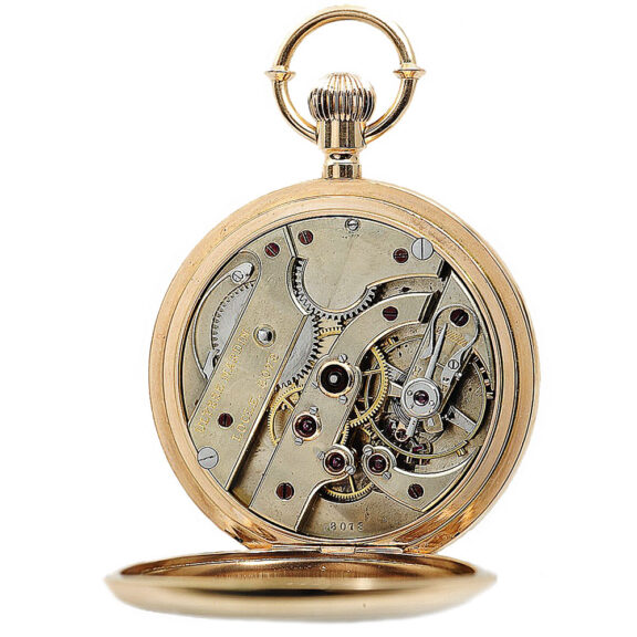 Swiss pink gold lever chronometer pocket watch Circa 1897 Swiss pink gold lever chronometer pocket watch Circa 1897