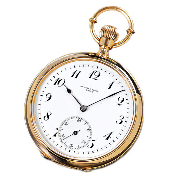 Swiss pink gold lever chronometer pocket watch Circa 1897 Swiss pink gold lever chronometer pocket watch Circa 1897
