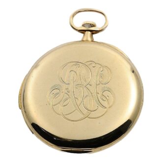 Swiss 18k gold minute repeating lever pocket watch Circa 1900 Swiss 18k gold minute repeating lever pocket watch Circa 1900