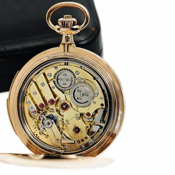 Swiss gold minute repeating Carillon pocket watch Circa 1900 Swiss gold minute repeating Carillon pocket watch Circa 1900