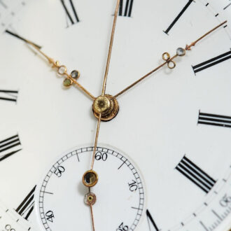 Swiss gold minute repeating chronograph watch Circa 1895