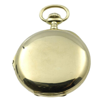 Swiss gold Grande Sonnerie lever pocket watch Circa 1910