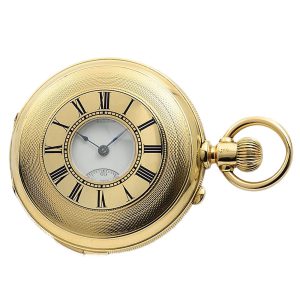 English half hunting cased Grande Sonnerie repeater Circa 1880