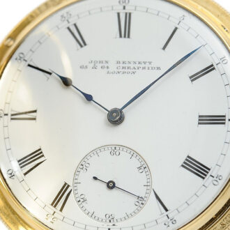 English half hunting cased Grande Sonnerie repeater Circa 1880