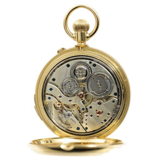 English half hunting cased Grande Sonnerie repeater Circa 1880
