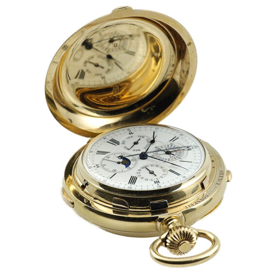 Swiss heavy gold complicated repeating chronograph Circa 1900 Swiss heavy gold complicated repeating chronograph Circa 1900