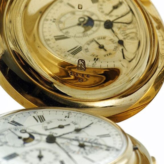 Swiss heavy gold complicated repeating chronograph Circa 1900 Swiss heavy gold complicated repeating chronograph Circa 1900