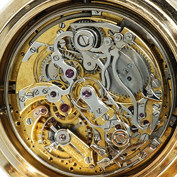 Swiss heavy gold complicated repeating chronograph Circa 1900 Swiss heavy gold complicated repeating chronograph Circa 1900