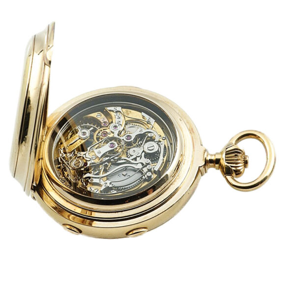 Swiss heavy gold complicated repeating chronograph Circa 1900 Swiss heavy gold complicated repeating chronograph Circa 1900